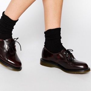 Dr Martens Brook Oxblood Oxfords Size 7